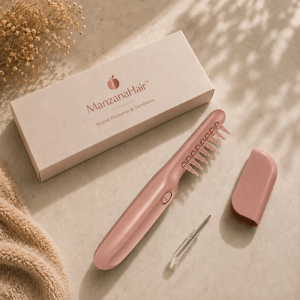 Brosse Massante & Démêlante ManzanaHair™
